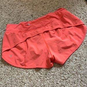 Lululemon coral shorts